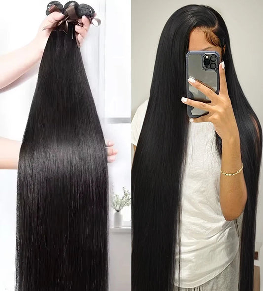 The Icon Essentials – Bone Straight Bundles (3-Pack Deal)