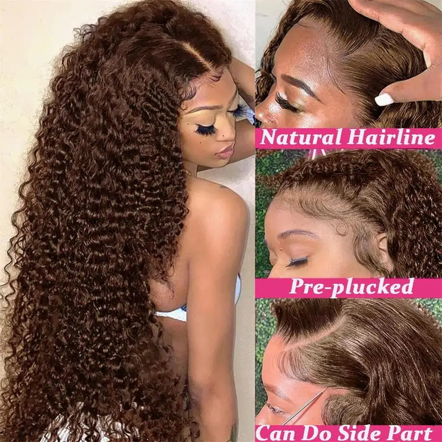 Persona: The Goddess – Chocolate Brown HD Lace Front Wig