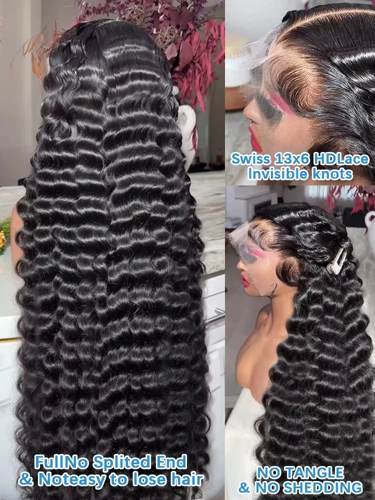 Persona: The Siren – Deep Wave HD Lace Wig