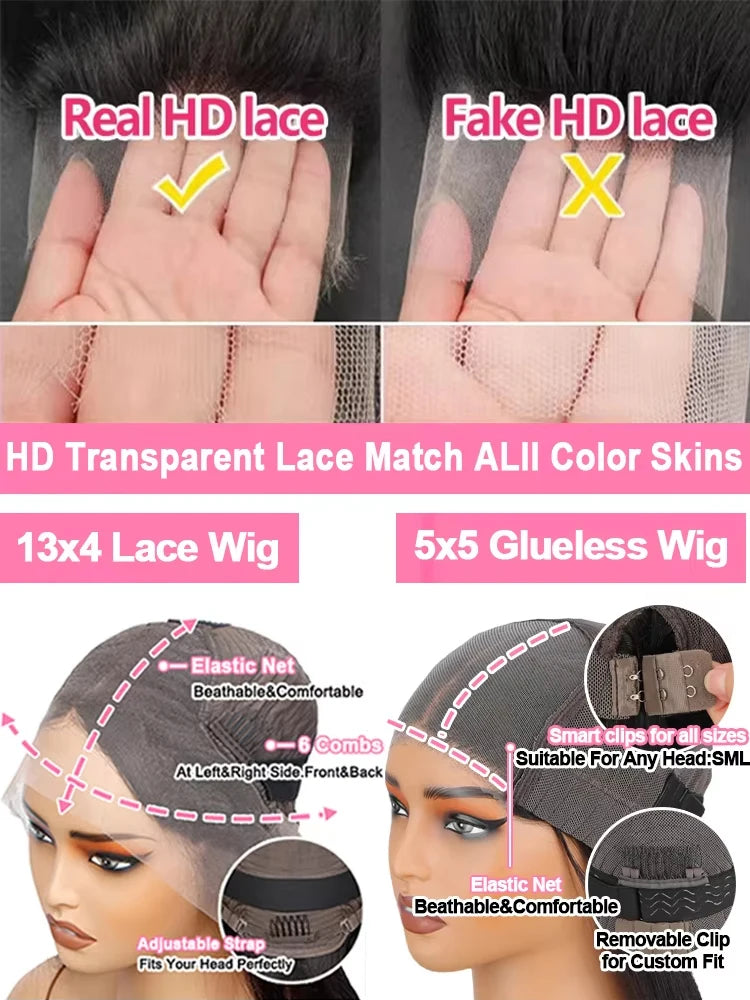 Persona: The Siren – Deep Wave HD Lace Wig