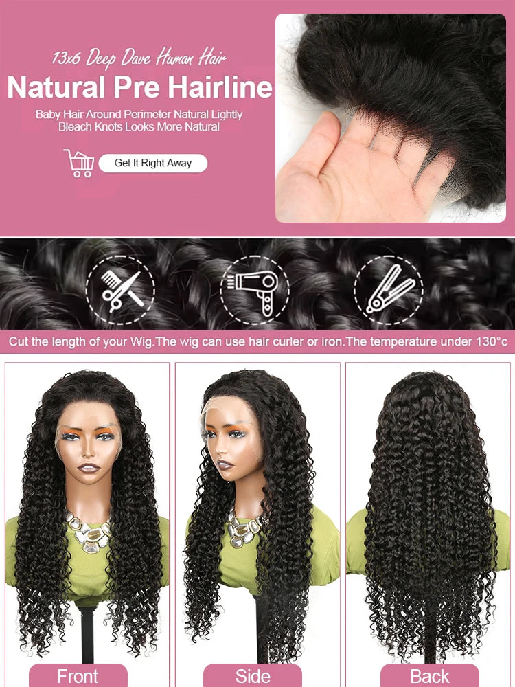 Persona: The Muse – Water Wave HD Lace Wig