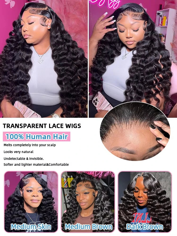 Persona: The Siren – Deep Wave HD Lace Wig